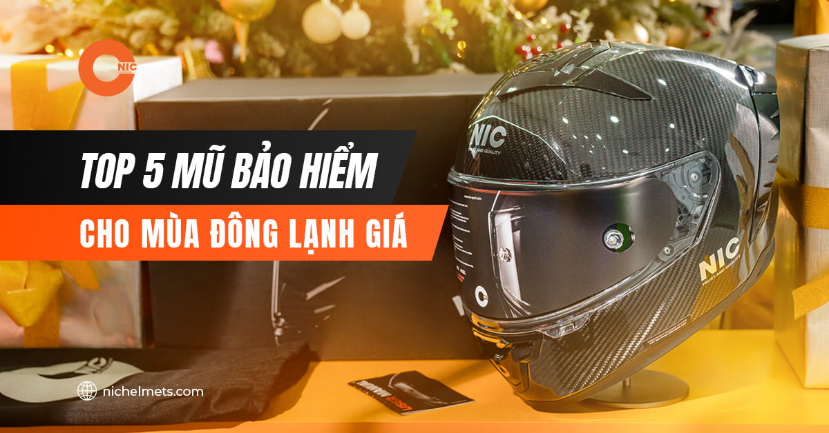 Top 5 mũ bảo hiểm mùa đông