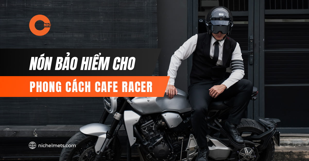 Nón bảo hiểm phong cách cafe racer